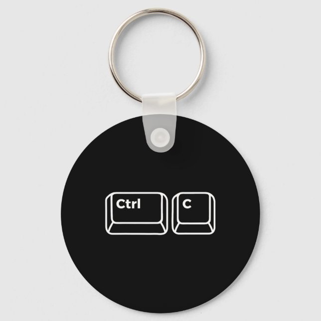 Copy And Paste Dad Shirt Matching Father Daughter  Key Ring (Front)