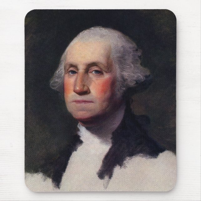 Copy Anthaeneum George Washington, Gilbert Stuart  Mouse Mat (Front)