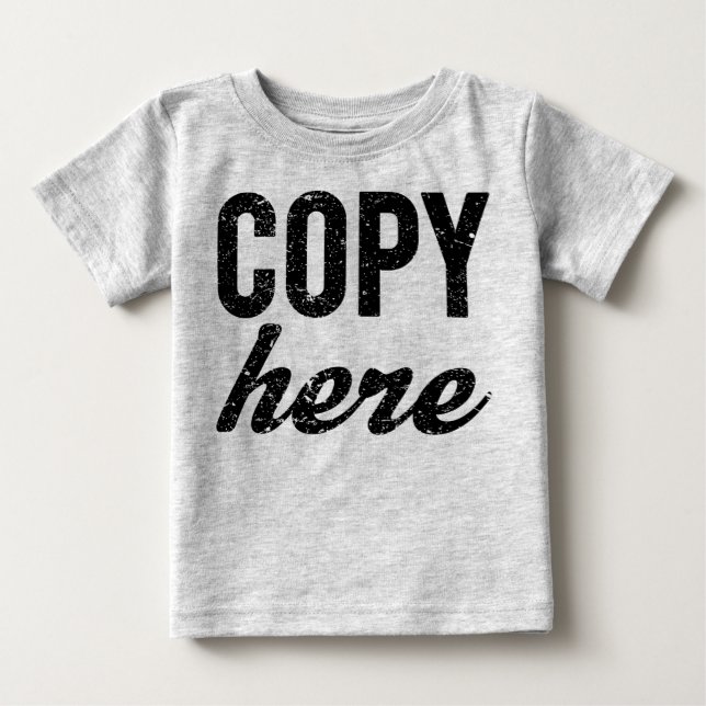 COPY For Copy Paste Twins Baby T-Shirt (Front)