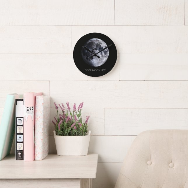 Copy Moon Joy Round Clock (Reading Room)