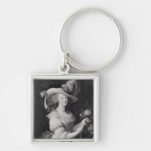Copy of a Portrait of Marie-Antoinette Key Ring