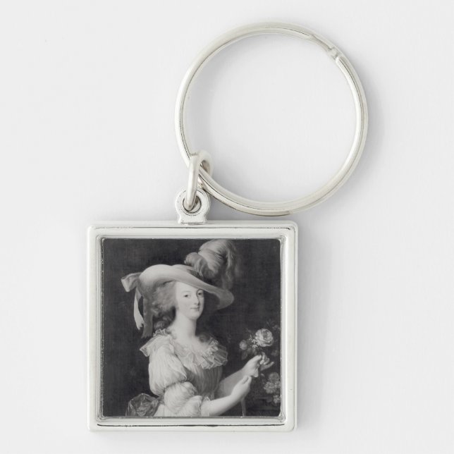 Copy of a Portrait of Marie-Antoinette Key Ring (Front)