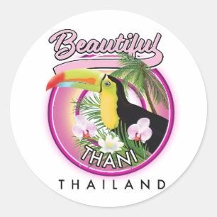Copy of Beautiful Thani Thailand Classic Round Sticker