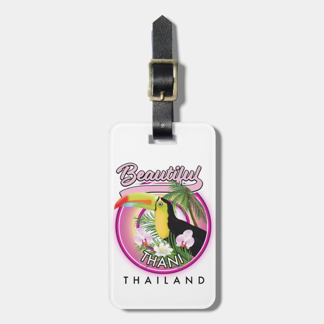 Copy of Beautiful Thani Thailand Luggage Tag (Front Vertical)