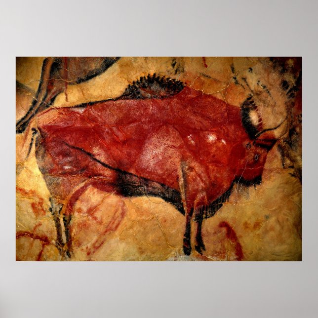 Copy of Bison Cave Painting Poster (Front)