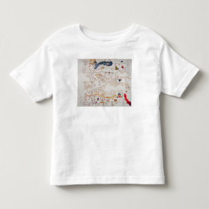 Copy of Catalan Map of Europe, North Africa Toddler T-Shirt
