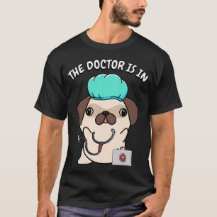 Copy of Cute pug is a doctor T-Shirt