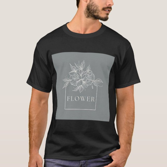 Copy Of Flower Stickers  T-Shirt (Front)