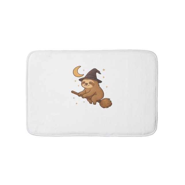 Copy of Ghost Hedgehog Librarian – Cute Halloween  Bath Mat (Front)