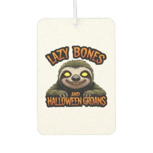 Copy of Ghost Hedgehog Librarian � Cute Halloween  Car Air Freshener