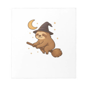 Copy of Ghost Hedgehog Librarian � Cute Halloween Notepad