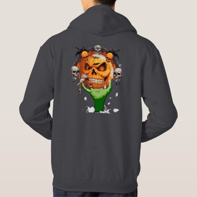 Copy of Jack, halloween T-Shirt Hoodie (Back)