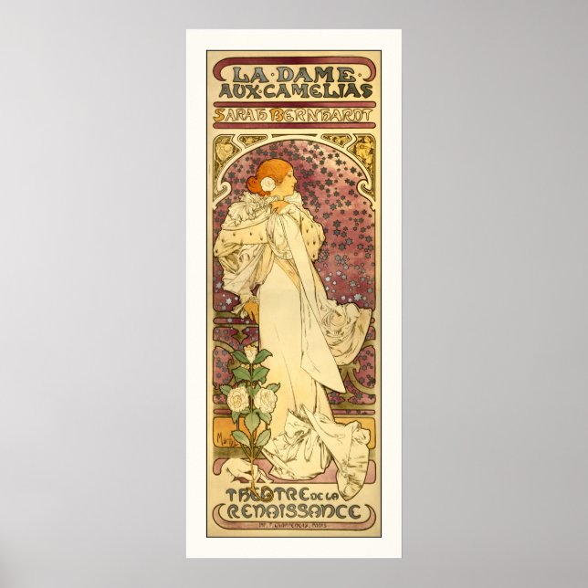 Copy of Original Mucha: La Dame aux Camélias Poster (Front)