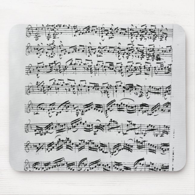 Copy of 'Partita in D Minor for Violin' Mouse Mat (Front)