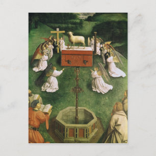 Copy of The Adoration of the Mystic Lamb Postcard