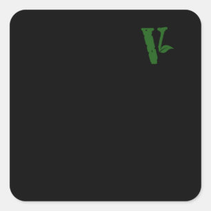 Copy of  world vegan day-happy world vegan day-the square sticker