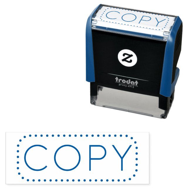COPY Office Business Simple Self-inking Stamp (In Situ)