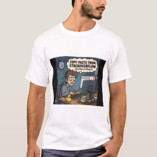 Copy Paste from StackOverflow - Funny Programmer T T-Shirt