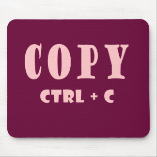 Copy Shortcut Key Mouse Mat