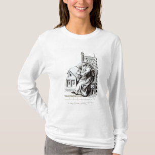 Copyist Writing upon a Sheet of Vellum T-Shirt
