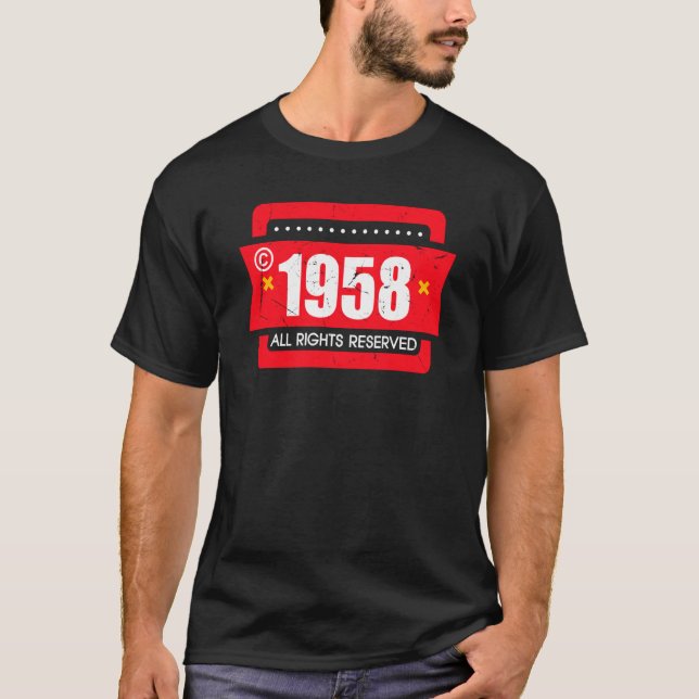 Copyright 1958 All Rights Reserve T-Shirt (Front)