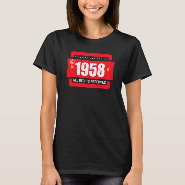 Copyright 1958 All Rights Reserve T-Shirt (Front)