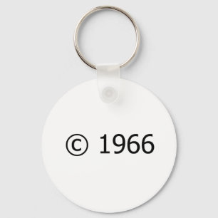 Copyright 1966 key ring