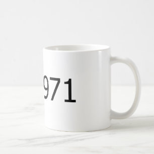 Copyright 1971 coffee mug