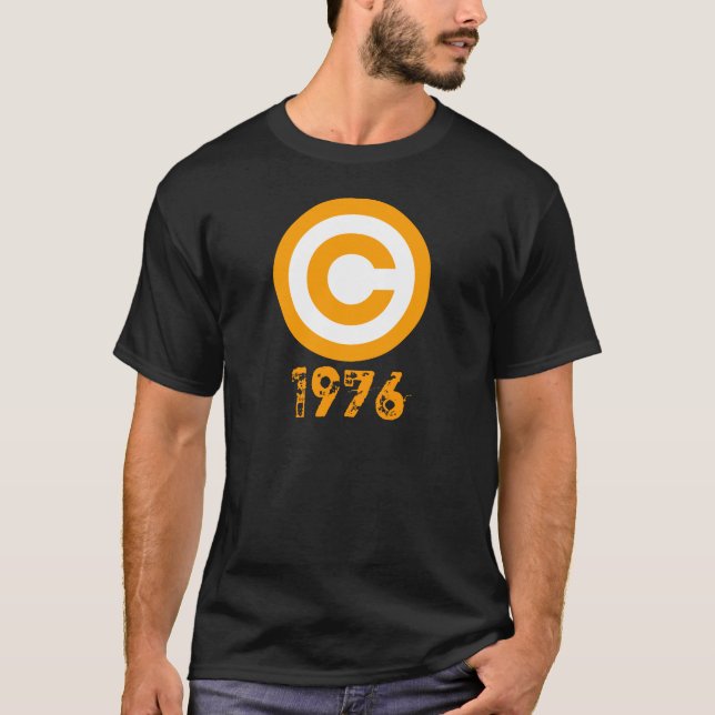 Copyright 1976 Vintage T-Shirt (Front)