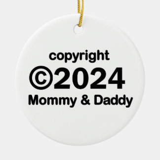 Copyright 2019 Mummy and Daddy Ceramic Tree Decoration