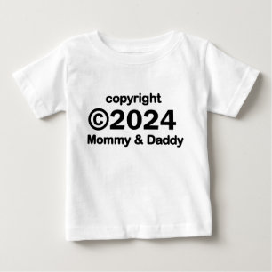 Copyright 2020 Mummy and Daddy Baby T-shirt