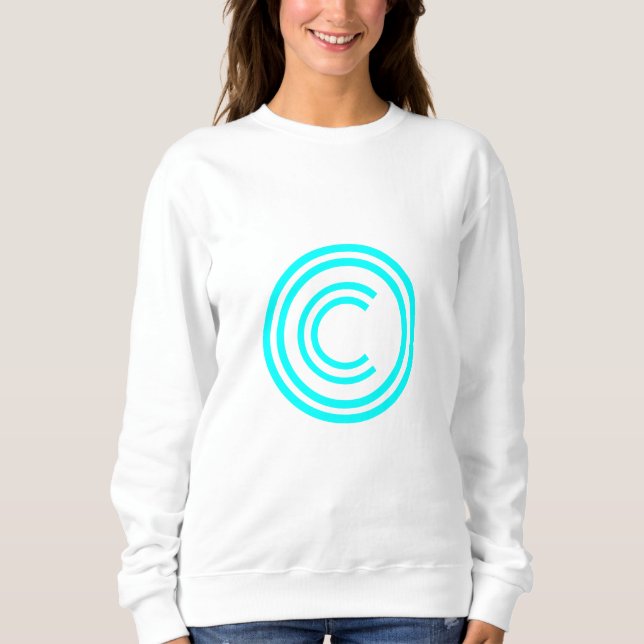Copyright sign symbol sweatshirt (Front)