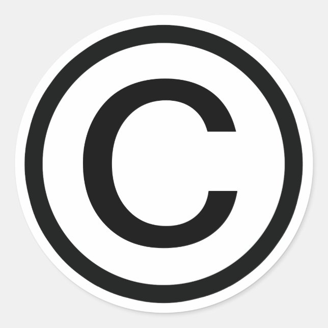 COPYRIGHT Sticker © (Front)