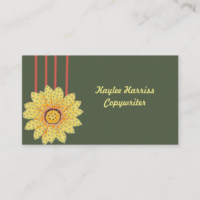Copywriter Business Card (Front)