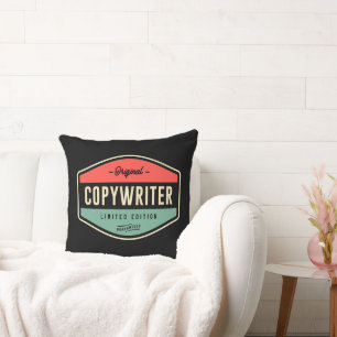 Copywriter Funny Job Title Profession Cushion