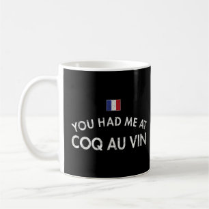 Coq Au Vin French Rooster Wine Chicken Braised Lar Coffee Mug