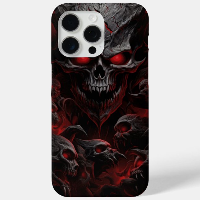 Coques iPhone 15 Pro Max - Séries Skull -6 Case-Mate iPhone Case (Back)