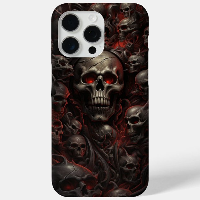 Coques iPhone 15 Pro Max - Séries Skull -7 Case-Mate iPhone Case (Back)