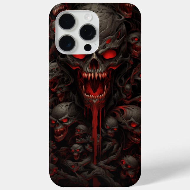 Coques iPhone 15 Pro Max - Séries Skull -8 Case-Mate iPhone Case (Back)