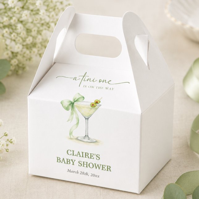 Coquette A Tini One Baby Shower Favour Box (Creator Uploaded)