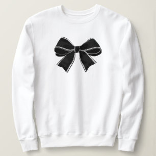 Coquette Aesthetic Bow Sweatshirt