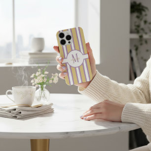 Coquette Aesthetic Personalised Preppy Monogram iPhone 14 Pro Max Case