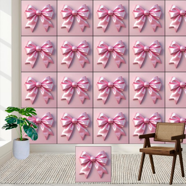 Coquette Aesthetic Pink Bow  Wallpaper (Creator Uploaded)