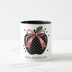 Coquette Apple Teacher Gift Mug