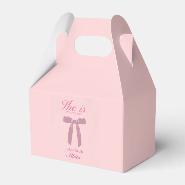 coquette bachelorette favour box (Front Side)
