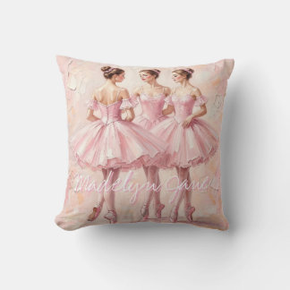 coquette ballerina nursery art || acrylic art cushion