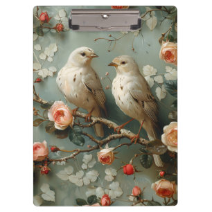 Coquette Birds Floral Clipboard