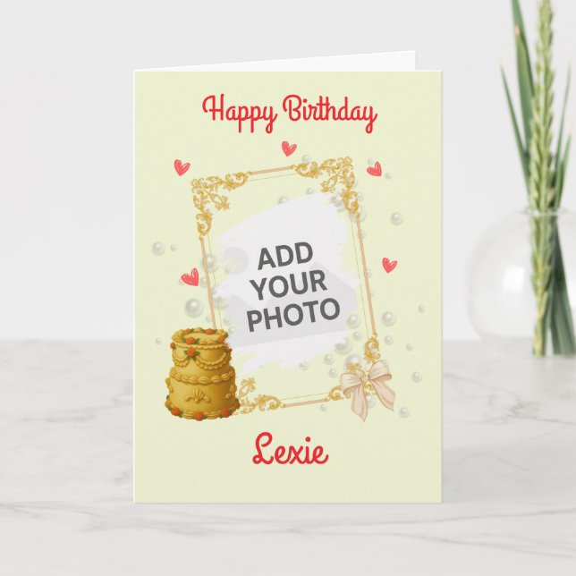 Coquette Birthday Card (Front)