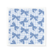 Coquette blue gingham and bows