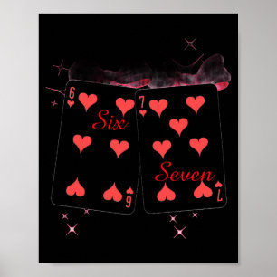 Coquette Bow 67 Six Seven Nk Valentines Day  Poster